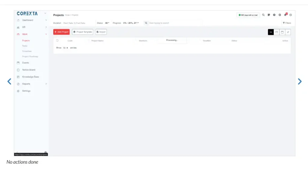 Corexta Project
