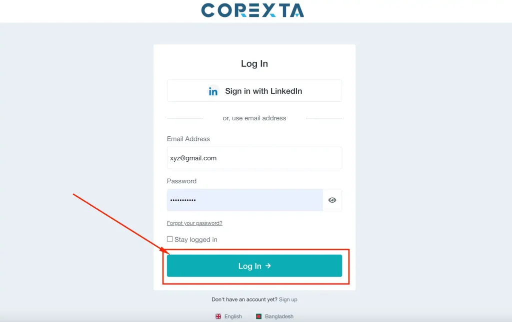 Login Page