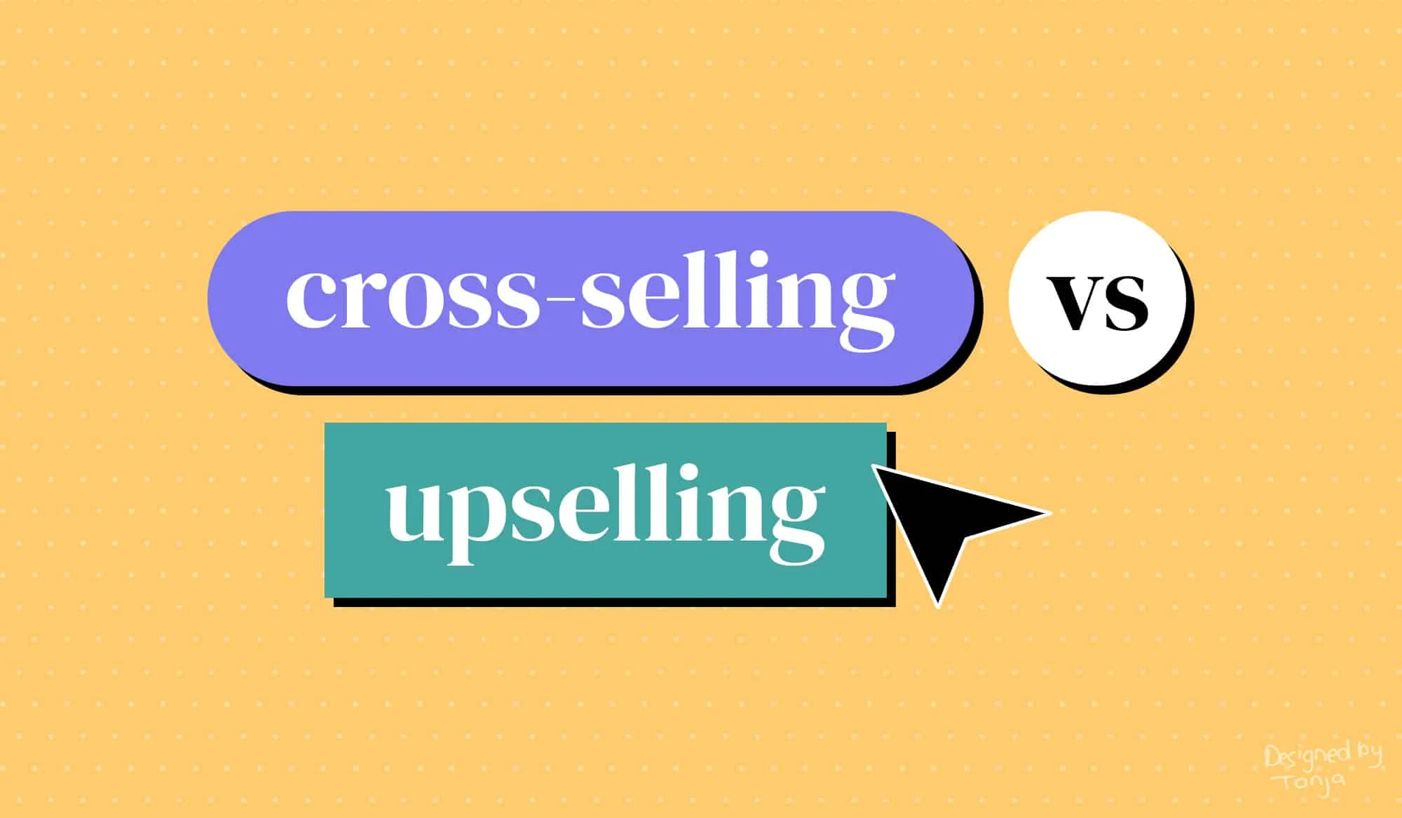 Cross selling vs upselling