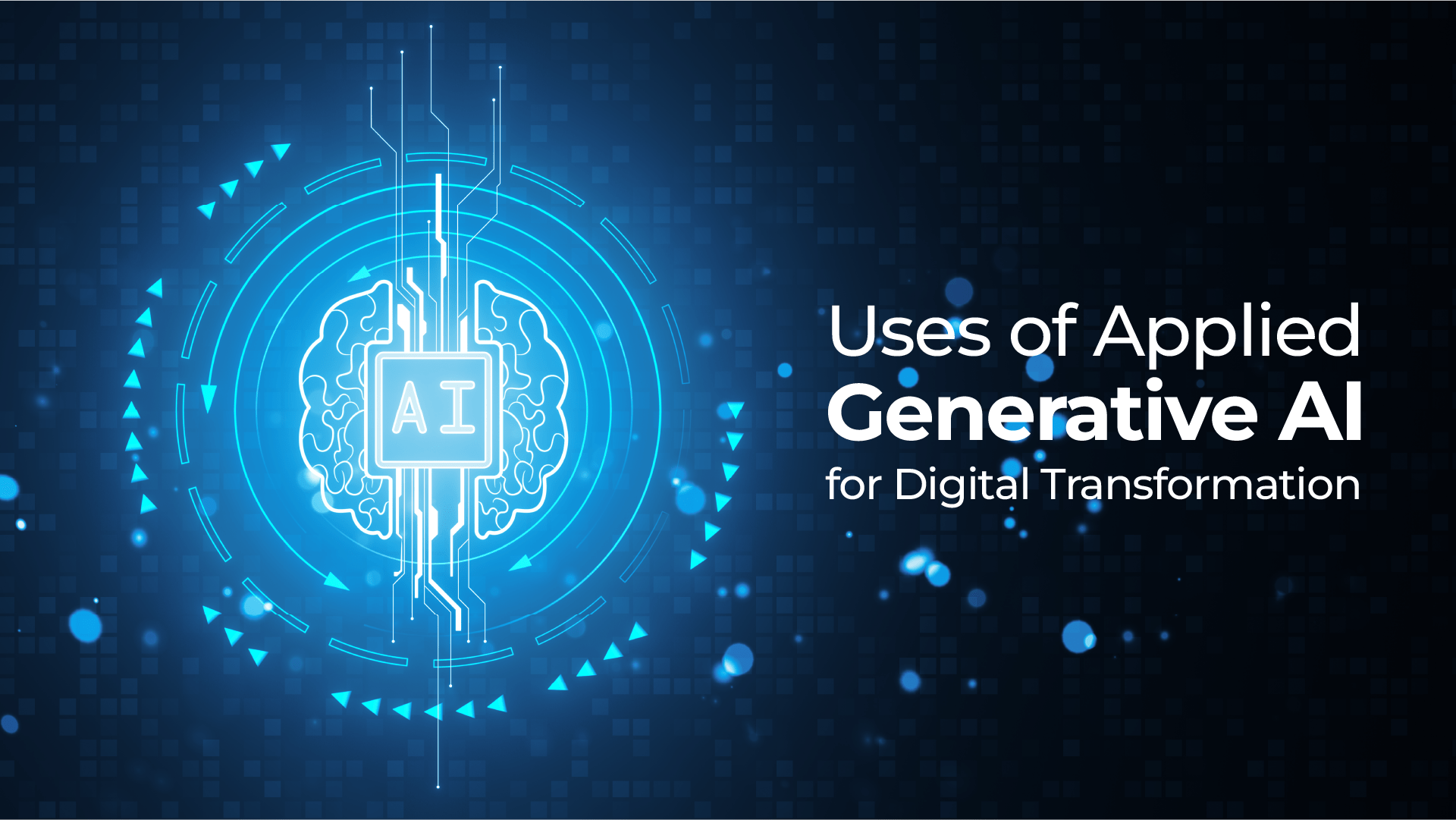 Where generative AI is applied for digital transformation