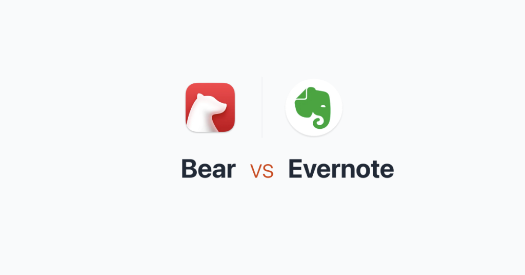 Bear Vs. Evernote